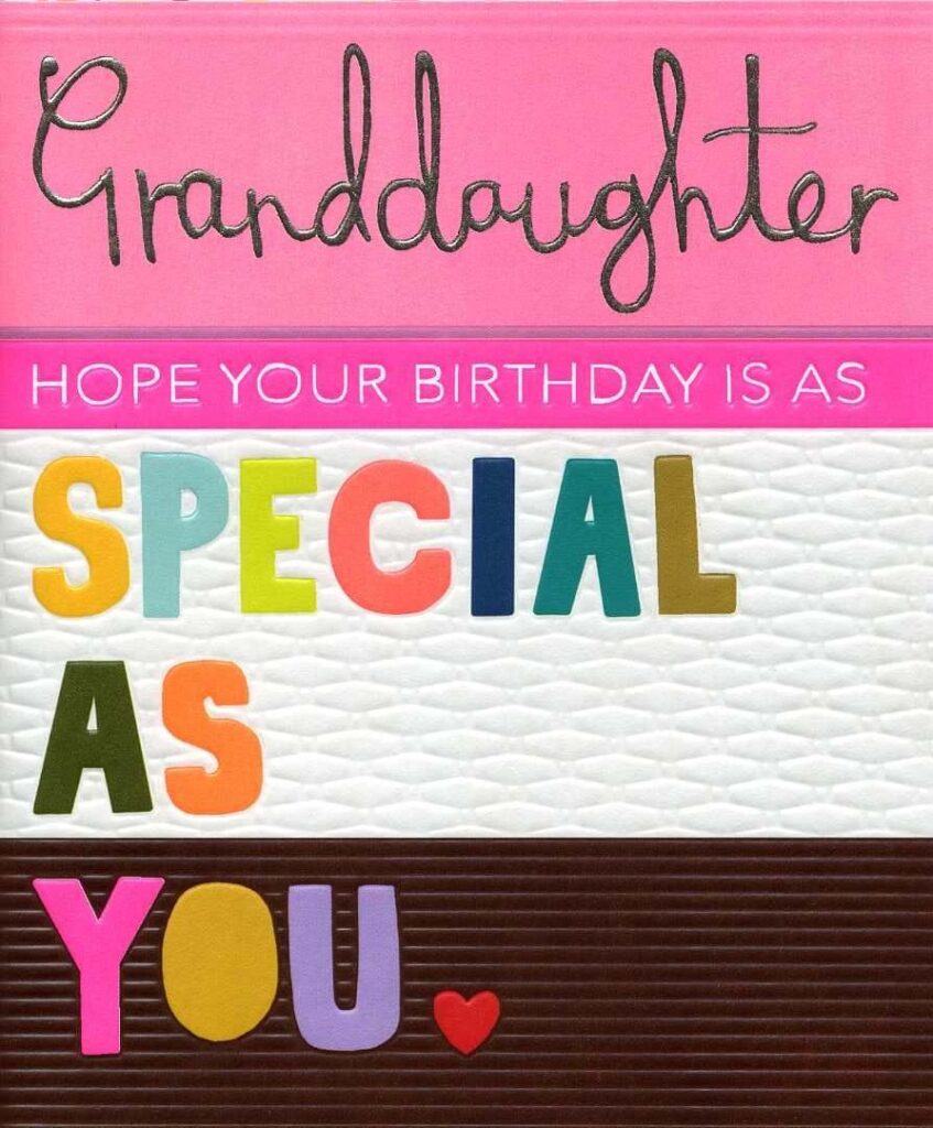 Happy Birthday Wish for Granddaughter – Gocards Online