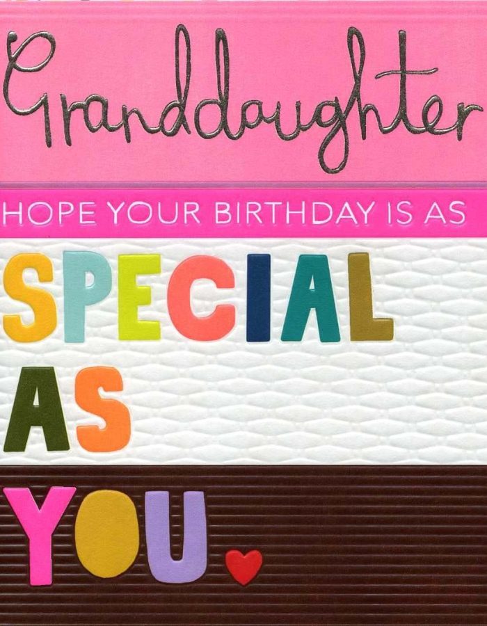 Happy Birthday Wish for Granddaughter